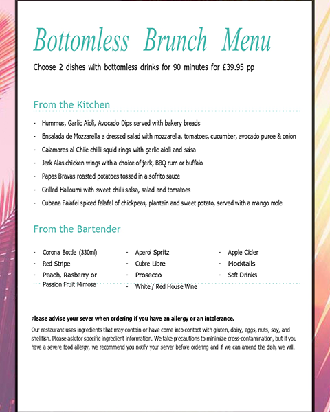 Bottomless Brunch